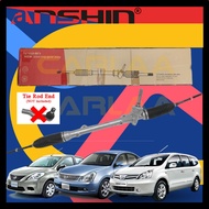 ANSHIN JAPAN QUALITY NISSAN LIVINA LATIO SYLPHY G11 POWER STEERING RACK (RACK END & TIE ROD END) 1YW