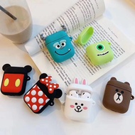 [MALAYSIA READY STOCK] Cartoon Ins AirPod Earpod Apple Silicone i10 i12 i9s tws Airpods Protective C