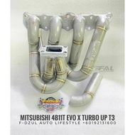 FAL Precision Banana Turbo Manifold Mitsubishi Lancer Evolution EVO X 4B11T Turbo Up T3