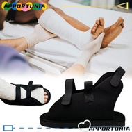 APPORTUNIA Fracture Boot, Black Broken Toe Foot Fracture Shoes, Ankle Protector Injured Foot Support