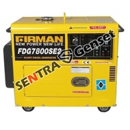 spesial promo Genset solar Silent Firman 5000 WATT. FDG 7800 SE2. Diesel Solar