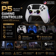 Permainan Kontroler P5 Bluetooth Wireless Gaming Controller Gamepad Joystick P5 P4 P3 STEAM ANDROID