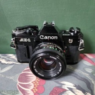 專業相機店 CANON AE-1+ NEW FD 50mm F1.8底片單眼相機(保固30天
