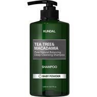 Kundal Tea Tree & Macadamia Deep Cleansing Shampoo – Baby Powder Scent, 1058ml