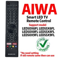 [EHOME MY] Smart Tv remote control for AIWA LED50X6FL LED55X6FL LED50X8FL LED55X8FL LED50X9FL LED55X