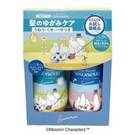 Kracie HIMAWARI 姆明限定夏日涼感洗髮水護髮素套裝 500ml+500g [平行進口]
