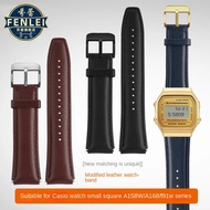 For Casio AE1200 A158W/A168/f91w/AE-1200WHD/A158/A159/A169 Series Strap Vintage Cowhide Leather Watc