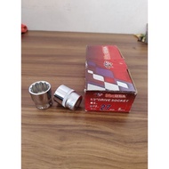MATA Socket Bit 27mm 12PT 1/2" Socket Wrench Bit 27 mm 12 PT 1/2 DR Shock Hand Socket Wrench