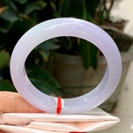 冰種玉鐲 天然翡翠玉鐲 A玉 手鐲 • 冰種紫羅蘭翡翠福鐲