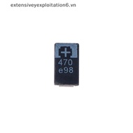 # exten # 5 PCS 2R5TPE470M9 470 2.5V 470UF SMD Tantalum Capacitor Tantalum Polymer Capacitors .