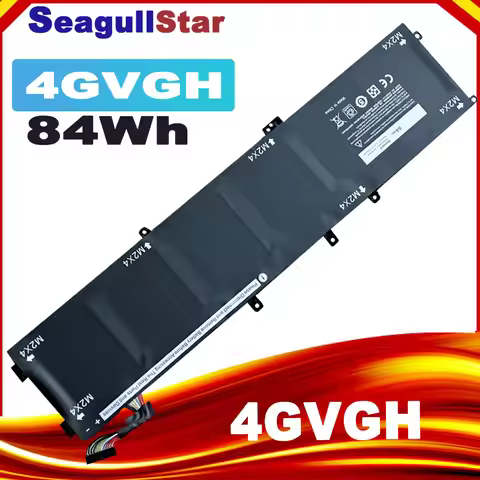 New 4GVGH Laptop Battery for DELL Precision 5510 XPS 15 9550 series 1P6KD T453X 11.4V 84WH