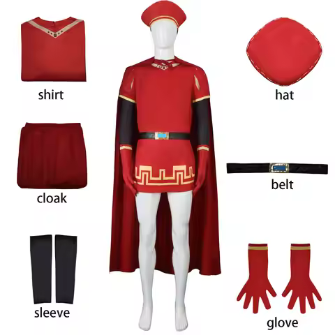 Monster Shrek cosplay costume 4D Maximus Farquod Lord cosplay costume