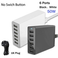 Multi USB Charger Station Quick USB Charging Dock Phone Wall Charger for Universal Smart Mobile Phon