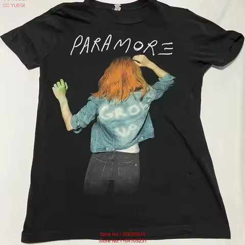Paramore Band Grow Up T Shirt Size Women s Small vintage Washed fashion homme designer clothes Unise