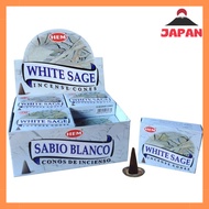 HEM White Sage Incense Cones Set of 36