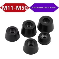 Black Rubber Feet Pads M11-M50 for Furniture & Machinery Anti-Slip Protection 【BY-XMB】