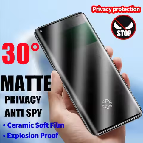 Privacy Hydrogel Film For vivo Y72 5G Y72/ Y72T Y73T Y74s Y75 Y75S Y76 Y76S Y77 Anti-Spy Screen Prot