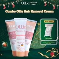 Ollie Hair Removal Cream (70g x 2 Pcs) + Ollie Serum To Prevent Hair Regrowth (1 Pc x 30g)