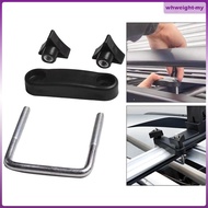 [WhweightMY] Roof Box U Bolt Clamps Fastener Metal Heavy Duty Roof Rack Luggage Carrier Accessories for SUV Most Car Automobiles Vehicle