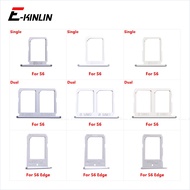Sim Card Tray Socket Slot Reader Adapter For Samsung Galaxy S6 Edge G920 G925 Micro SD Card Holder C