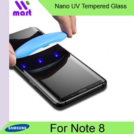 UV Full Glue Liquid Tempered Glass For Samsung Galaxy Note 8