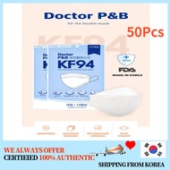 DOCTOR P&B KF94 MASK 4 PLY Filter Mask 10Pcs per Pack Made in Korea korean mask 4 PLY Disposable Fac