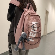 🎒กระเป๋าเป้สะพายหลังคอมพิวเตอร์ จี้กระเป๋านักเรียนญี่ปุ่น ความจุขนาดใหญ่สุดชายและหญิงนักศึกษาเดินทางกระเป๋าเป้สะพายหลังกีฬาคอมพิวเตอร์ขนาด 16 นิ้ว