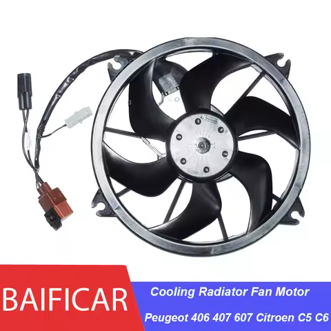 Baificar Brand New Cooling Radiator Fan Motor 1253L5 1253T2 1253R8 1253N5 For Peugeot 406 407 607 Ci