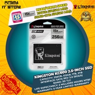Kingston KC600 2.5" SATA SSD -  (256GB 512GB 1TB 2TB)