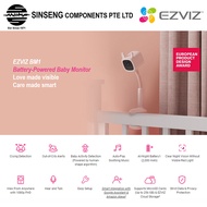 [ONLINE EXCLUSIVE] EZVIZ BM1 Blue/Pink Battery-Powered Baby Monitor Smart Wireless IP Camera App:EZV