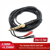 Headphone Audio Cable Suitable for Sennheiser HD25 HD560 HD540 HD480 HD430 414 HD250