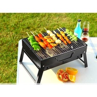 Charcoal Grill Portable Backpack Stainless Steel BBQ Grill Table Top Collapsible Barbecue Grill for Small Patio and