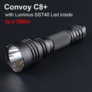 Convoy C8 Plus with Luminus SST40 High Powerful LED Flashlight Flash Light Tactical Torch 2000lm Camping Fishing Hunting Lamp