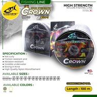 Senar Pancing Utecate CROWN 100M Connected Warna Putih senar kuat murah promo bisa cod ukuran lengka
