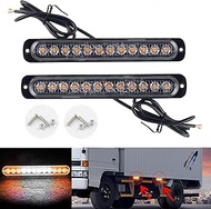 Anki HappiGo ANKIA 2PCS LED Side Marker Strobe Warning Lights Grille Lamp Flashing Beacon Blinker Em