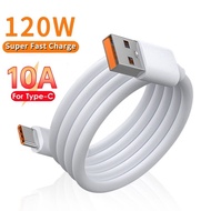 120W 10A USB Type C Cable 10A Super Fast Charger Data line Data transmission 0.25M 1M 1.5M 2M Phone Cable For HUAWEI