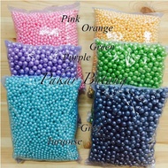 MANIK WARNA 50G 6mm 8mm 10mm TAMPAL MANIK PEARL NO HOLE