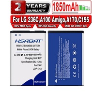 HSABAT LGIP-531A 1850mAh Battery for LG 236C,A100 Amigo,A170,C195,G320GB,GB100,GB101,GB106,GB110,GB1
