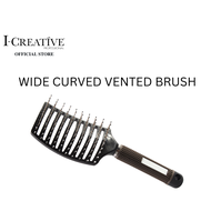 I-CREATIVE Wide Curved Vented Brush