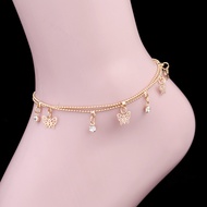 [Cutewomen2020] New Fashion Womens Anklet Personality Wild Popular Double-layer Butterfly Lady Beaut