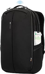 HyperPack Pro Backpack with Find My Compatibility. RFID Backpack Fits up to 16” Laptop. 22L Backpack. Anti Theft Backpack w/RFID Protective Pocket Slim Travel Backpack, Black, Modern