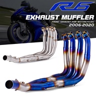 Motorcycle Exhaust Pipe For YZF-R6 R6 2006-2016 Exhaust Pipe Front Tube Link Pipe Connect 51MM Muffl