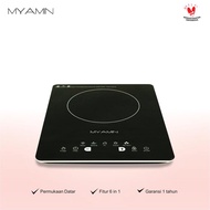 MYAMIN Kompor Induksi/Kompor Listrik/Kompor Portable/Cooktop 1000 Watt