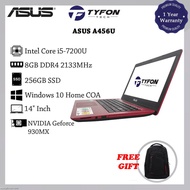 Asus A456U i5-7200U 8GB DDR4 RAM 256GB SSD NVIDIA Geforce 930MX Win 10 Home Laptop (Refurbished)