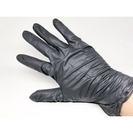 HITAM Nitrile Glove Disposable Black Nitrile Gloves per pcs