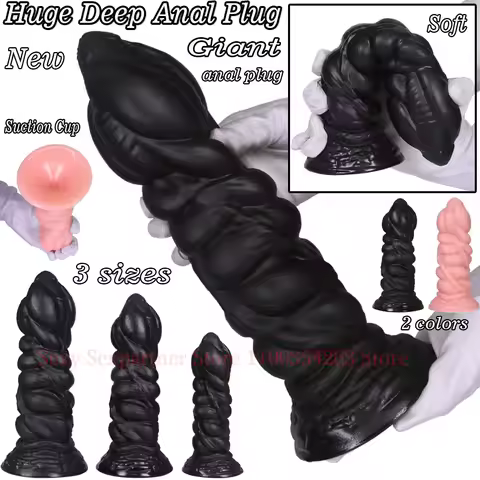 Big Monster Dildo Super Long Huge Anal Plug Big Alien ButtPlug Anal Dilator Deep Stimulation Phospho