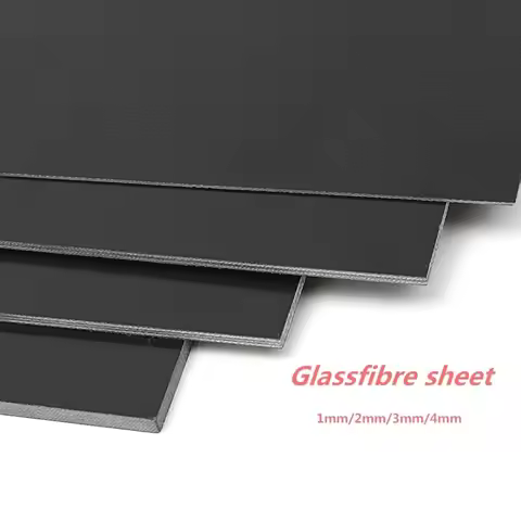 Black Fiberglass Template Plate, G10 FR4 Epoxy Sheet, Fiberglass Craft Plate