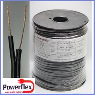 ∇ ☀ SOLD PER METER (EXTENSION WIRE) POWERFLEX FLATCORD  #16 | FLAT CORD