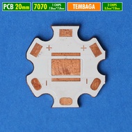 PCB 7070 20mm Tembaga Led 7x7mm XHP70 XHP 702 P70 Chip Ukuran 7mm x 7mm Cree MCP Yinding Senter Lamp