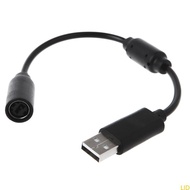 LID Wired Controller Separation Cable USB Lead for Xbox 360 Black  Quality Wired